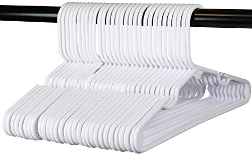 Premium Children's Hangers, Very Durable Heavy Duty Tubular Hangers, Made in The USA to Last a Lifetime! Designed to Fit for Children and Babies Value Pack of 30 - White