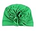 DANMY Baby Girl Hat with Rabbit Ears Toddlers Soft Turban Knot Bow Cap (Flower hat (8pcs))