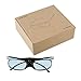 APEMAN 3D Glasses Ultra-Clear HD 144 Hz DLP Link 3D Active Rechargeable Shutter Glasses for All 3D DLP-Link Projectors - Two Pack