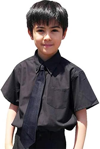 オンスクール Onschool 4501 Bsw シャツ 半袖 黒 墨黒 フォーマル 黒ネクタイ付 ボタンダウン 標準体 110 1 130 140 150 160 170 中国製