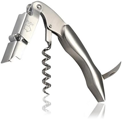 Prestigious Stainless Steel Handle Double Support Waiter’s Corkscrew