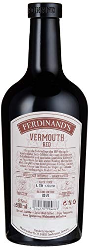 Ferdinand's | Red Vermouth | 500 ml | Der erste Riesling-Wermut der Welt | Florale & würzige Aromen | Trocken & komplex – Bild 2