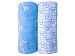 Baby Muslin Swaddle Blankets for Boys 100% Cotton Burp Swaddler Receiving Blankets (2 Pack)