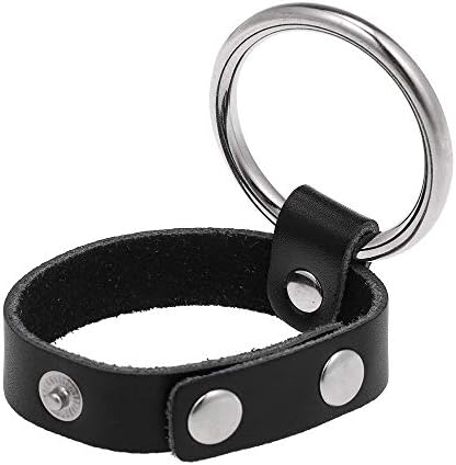 SPARKS FLY Adjustable Male Metal R-îng for Êrěctịọņ Longer-Lasting Erectịọņ C&õ-ck R-îng for Man PU Leather
