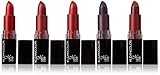 6 KLEANCOLOR MADLY MATTE LIPSTICK SET VIVID DARK COFFEE BROWN LIP STICK + FREE EARRING by Kleancolor