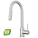 Bellevue Kitchen Faucet by Pacific Bay (Brushed Satin Nickel) - Features an In Line Pull Down Sprayer with Multiple Spray Functions and an Eco Friendly Water and Energy Saver - New 2018 Model