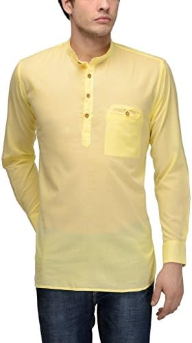 Men's Cotton Short Kurta
