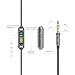 Uiisii HM7 Wired Headset Earphones Headphones with Microphone Mic & Remote Control for iPhone 6/6s/6 Plus/6s Plus/ SE/5s, Galaxy S7 Edge, Android Smartphone MP3 Players (Grey)