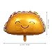 Amosfun 6pcs Taco Mylar Balloons Taco Foil Balloons Aluminium Film Balloon for Birthday Wedding Baby Shower Mexican Fiesta Party Decorations