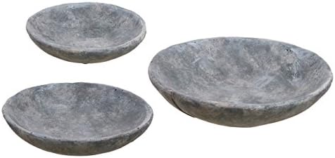 Winward Designs Ash Granite Bowls, 8-Inch, 10-Inch and 12-Inch, Set of 3