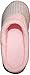 LUXEHOME Women's Slip-On Cozy Knit House Footwear/Slippers(1-12) (6.5-7.5 US, Pink)