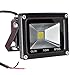 GLW 12V AC/DC LED Flood Light, 10W Mini IP65 Waterproof Outdoor Security Light, 900LM, 6000K Daylight White, 80W Halogen Bulb Equivalent