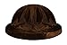FurHaven Pet Dog Bed | Orthopedic Round Microvelvet Snuggery Burrow Pet Bed for Dogs & Cats, Espresso, 35-inch