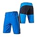 TOMSHOO Men's Baggy Cycling Shorts Breathable Loose-Fit Mountain Bike Shorts Outdoor Sports MTB Cycling Running Half Pants