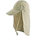 AKASO 2 Pack Sun Hat Baseball Fishing Hunting UPF 50 UV Protection Quick Dry Breathable Cap with Ear and Neck Flap Cover