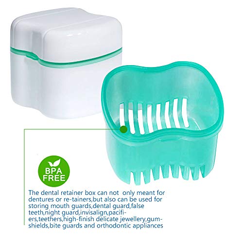 2 Scotte+Dentures+Retainer+Container+Cleaning