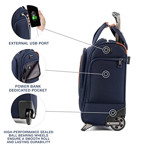 Travelpro Crew Versapack Softside Rolling Underseat Carryon Bag, Men