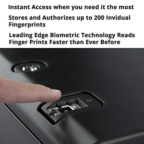 Artemis 2 Biometric Handgun Safe and Security Case. Fast Finger Print