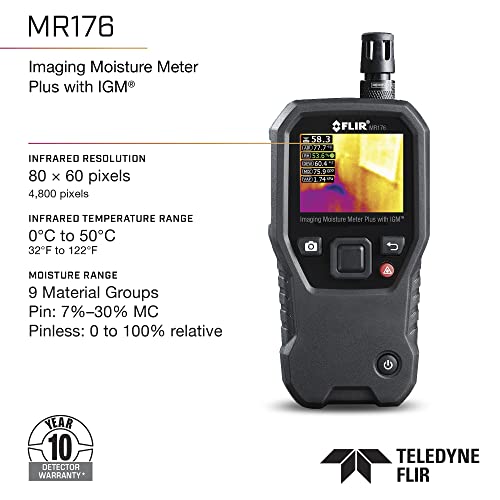 FLIR MR176 Thermal Imaging Moisture Meter with IGM (Infrared Guided