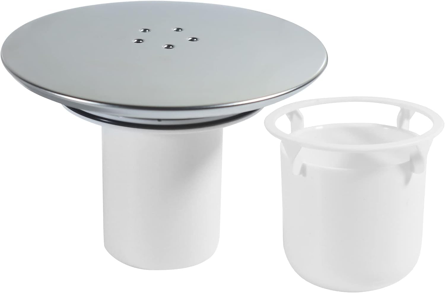 95mm Shower Drain Cover Replacement, Shower Plughole Covers, 95mm/110mm Showers Trap Cover Replacement Plug Hair Traps Parts, Bathroom Waste Trap Covers