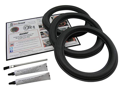 3 Inch Speaker Foam Repair Kit - Perfect Fix For Bang & Olufsen & Other Vintage Speakers