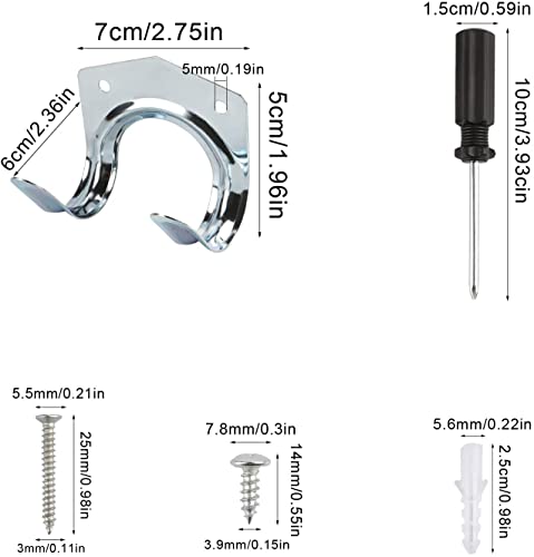Yuechenggui 15 Stück gartengerätehalter Haken, Gerätehalter Garten, robuste Mehrzweck-Werkzeug-Haken, für Lager, Garage, Schuppen, Gartenwerkzeuge thumbnail 2