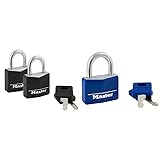 Master Lock Covered Aluminum Padlocks, Small Locks