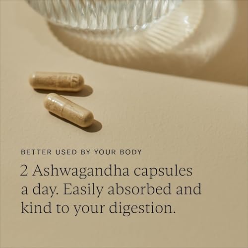 WILD NUTRITION Food-Grown Ashwagandha KSM 66 Plus | Ethically Sourced Ashwagandha Capsules to Support Mind and Body | Tablets to Support Stress and Anxiety | 60 Capsules