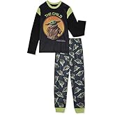STAR WARS The Child Baby Yoda Boys Pajama Set (X-Small 4-5) Black