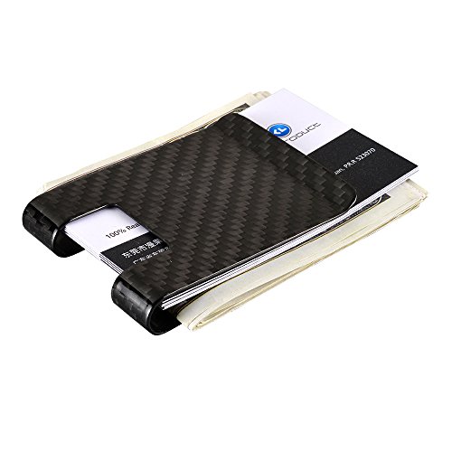 Carbon Fiber Money Clip, CL CARBONLIFE RFID Matt clips for men 3K