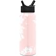 Simple Modern Water Bottle with Straw Lid Vacuum Insulated Stainless Steel Metal Thermos Bottles | Reusable Leak Proof BPA-Fr