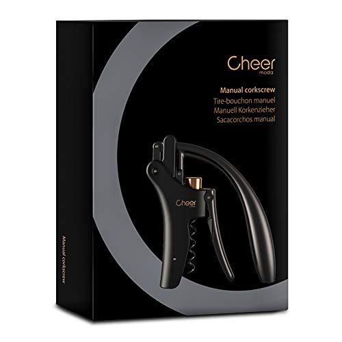 CHEER MODA Screwpull Levers Professional Compact Vertical Corkscrew
