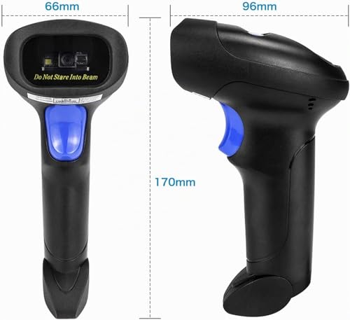 NetumScan - Wireless 2D Barcode Scanner, QR Auto Scan Barcode Scanner, PDF417, DataMatrix and MaxiCode Portable for NSL8 Computer