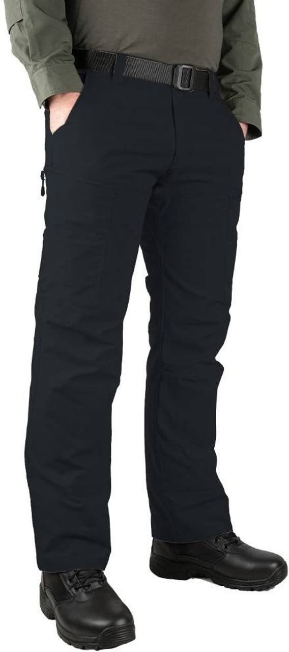 Photo 1 of LAPG Men's BFE Stretch Tactical Cargo Pants, Athletic Fit Tactical Pants for Men, 11-Pocket Lightweight Tac Pants - Dark Navy - 44 x 34