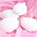 Outee 4 Pcs Mini Seal Squishies Kawaii Soft Squishies Mini Seal Stretchy Squishies Seal Toy Mochi Squeeze Toy