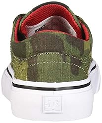 DC Unisex-Child Trase TX SE Skate Shoe, camo, 10.5M