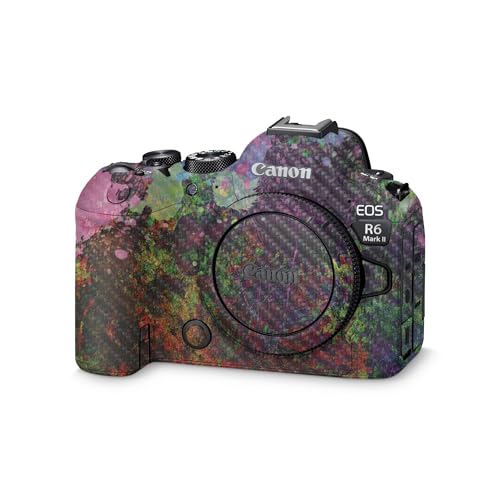 Carbon Fiber Camera Skin Compatible with Canon EOS R6 Mark II Camera (2022) - P…