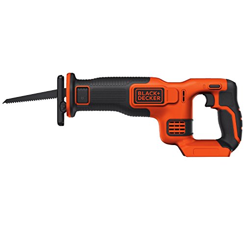 Black+Decker Li-Ion Akku-Säbelsäge (18V, 22 mm Hublänge, max. 110 mm Schnitttiefe, flexibler Sägeschuh, ergonomische… – Bild 3