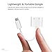 Runlink USB C Adapter with Type C Headphone Port and USB C Power Delivery Port, Dual USB C Dongle for Pixel 3/3XL, Huawei Mate 20 Pro, iPad Pro 2018 and More-White