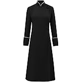 Piwixotu Clergy Robes Women Minister Pastor Preaching Cassock Church Pulpit Liturgical Vestment