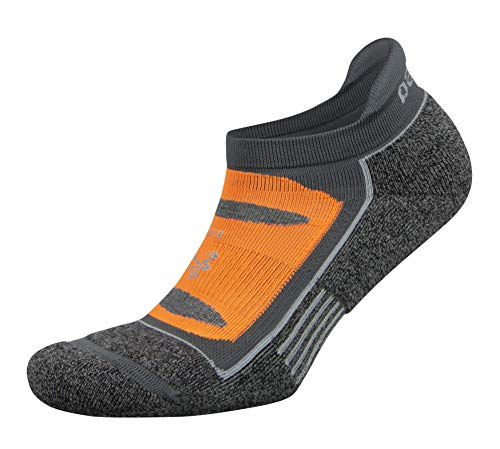 Balega Blister Resist No Show Socks For Men and Women (1 Pair), Midgrey, Small