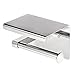Toilet Paper Holder , SUS304 Stainless Steel Wall Mounted Bathroom Tissue Holder with Phone Shelf (1.21lb)