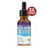 Keto Diet Drops Supplement BHB Exogenous Ketones for Faster Ketosis Includes Raspberry Ketone African Mango Advanced Dietary Blend Made in USA 1 Bottle