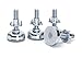 tamu Furniture Levelers Adjustable Furniture Legs,Heavy Duty Furniture Leveler Tee Nut Kit 3/8-16 inch Thread Size,4 Pack with T-nut (4)