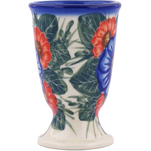 Click Here to See More Images Ceramika Bona H7457G Polish Pottery Ceramic Goblet Hand Painted, 7-Ounce