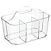iDesign Clarity Bathroom Shower Caddy Tote for Shampoo, Conditioner, Soap - Clear