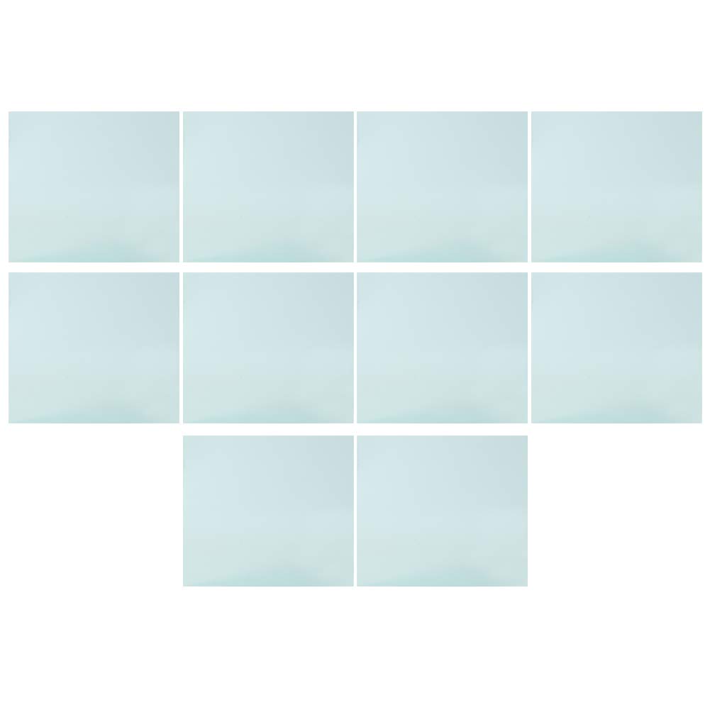 10Pcs 138x122mm Excellent Polycarbonate Welding Helmet Transparent Protective Plate,Spare Lens Industrial Supplies,Anti‑pressure Drop,