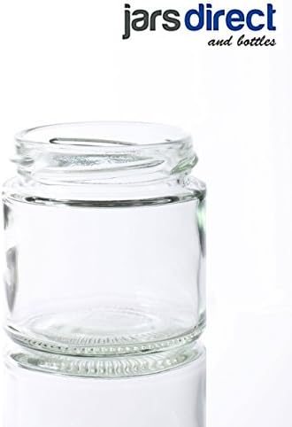 4oz / 125ml ROUND JARS WITH GOLD LIDS - IDEAL FOR WEDDING FAVOURS (50)