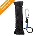 Wukong Fishing Magnet Rope, 8MM x 20M(65ft) Nylon Twisted Braided Rope,550 Lbs Breaking Strength All-Purpose Braided Rope Sports, Pet Toys, Crafts & Indoor Outdoor Use