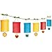 Amscan Sesame Street 1st Birthday Paper Lantern Garland Party Supplies, 12